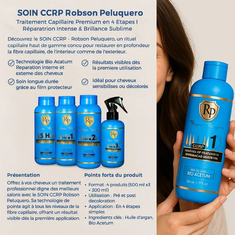 Soin CCRP Robson Peluquero – Traitement Capillaire Premium