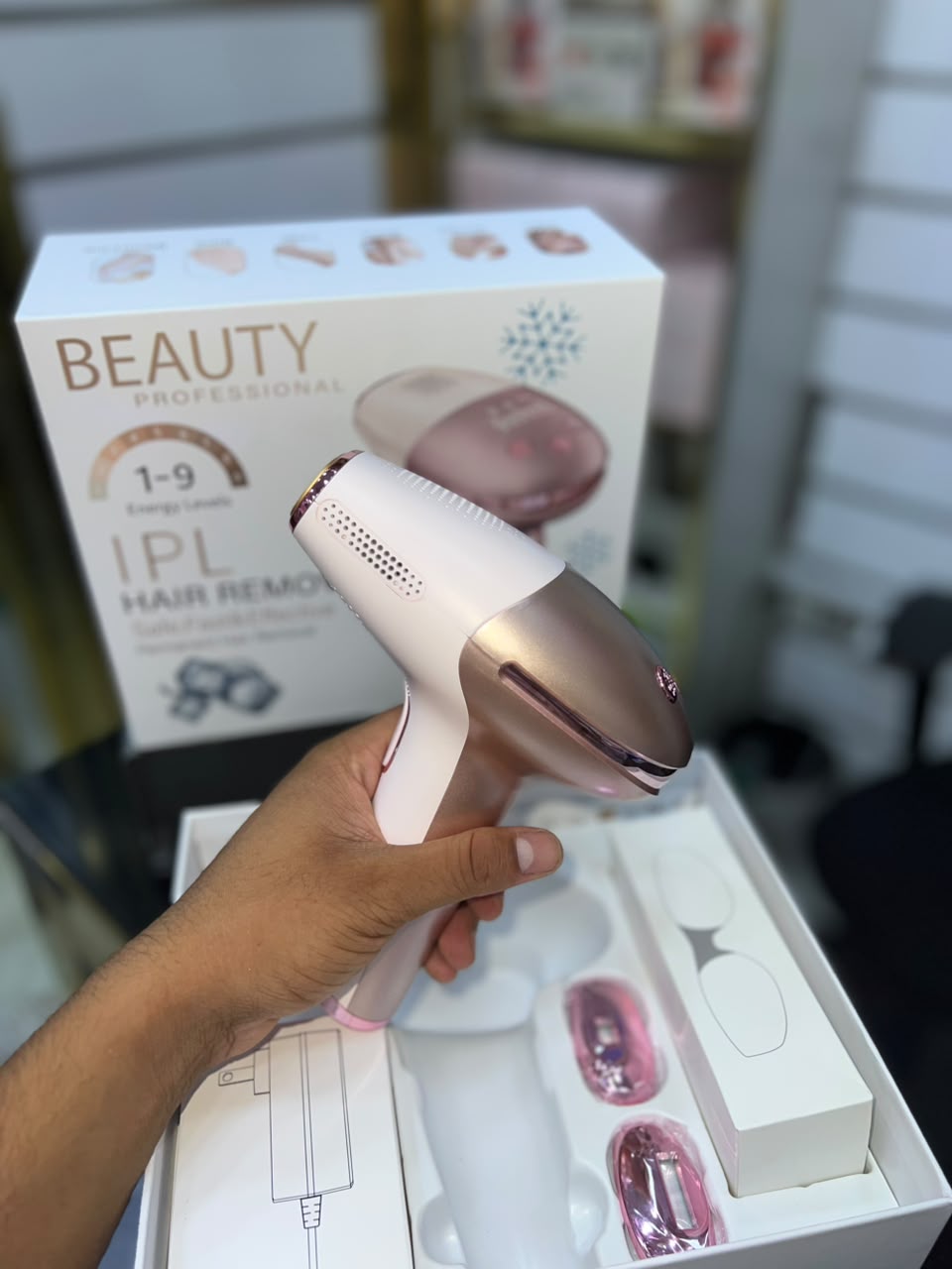 جهاز إزالة الشعر IPL - بتقنية التبريد