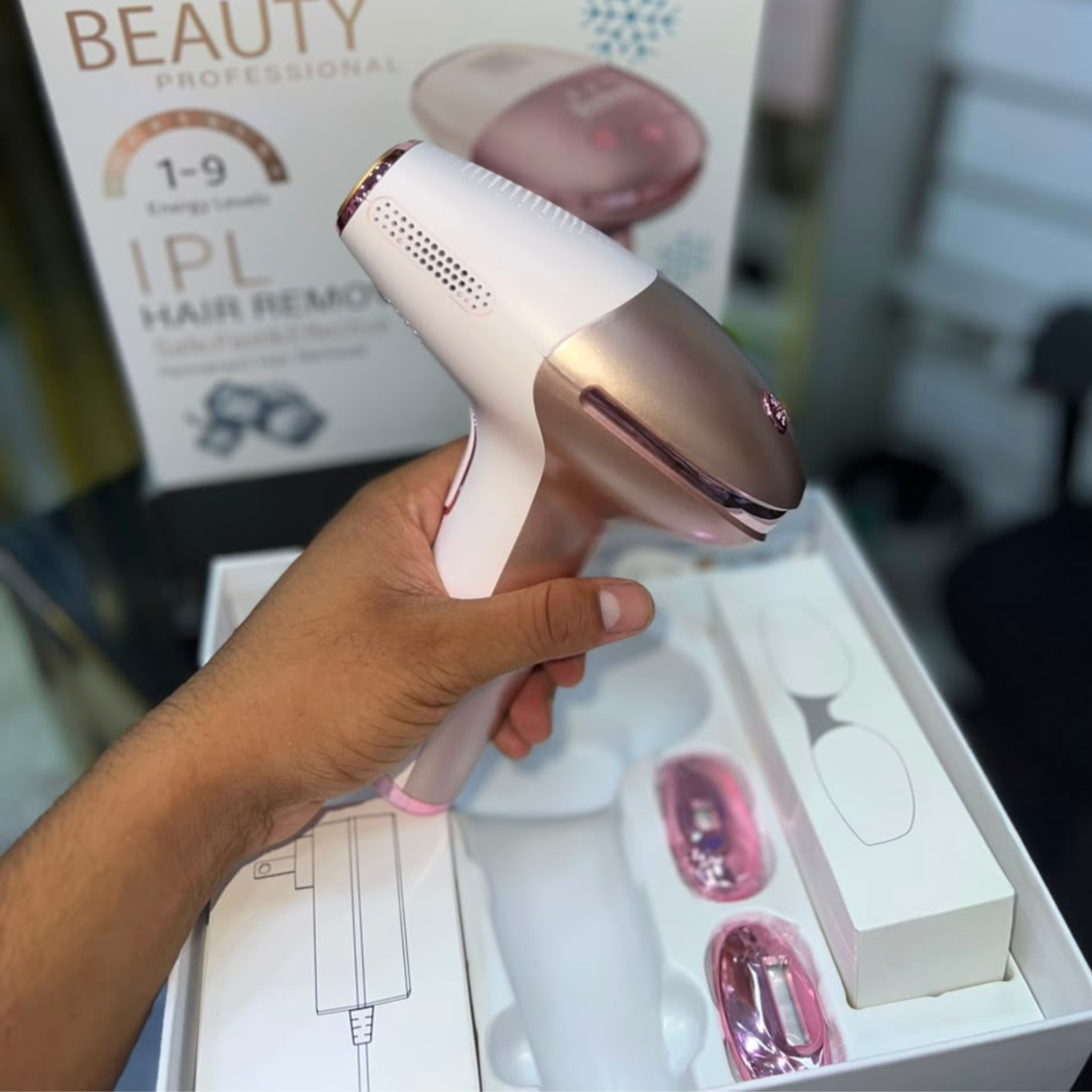 جهاز إزالة الشعر بالضوء النبضي المكثف Ice Cool