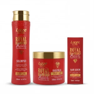 Kit Capillaire Lizze Diamond Hair – Shampooing, Masque ; Sérum