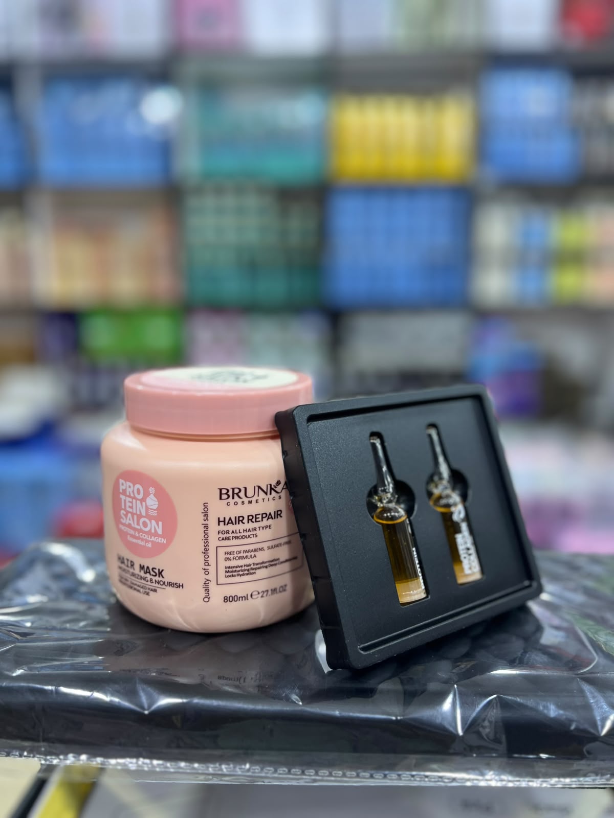 Pack Brunka Protein Salon 5 en 1 – Réparation Complète